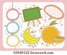 Various types of icons for memo