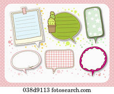 Various types of icons for memo