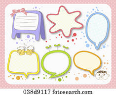 Various types of icons for memo