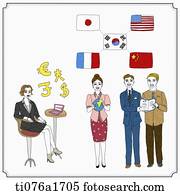 business people around the world