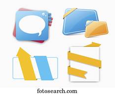 illustration of memo template