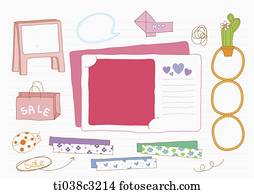 illustration of memo templates