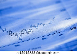 operação bancária, gráficos