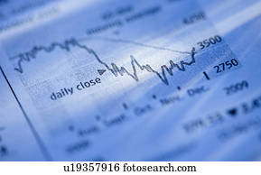 operação bancária, gráficos