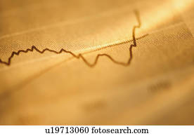 operação bancária, gráficos, e, trendlines