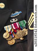 serviços armados, medalhas
