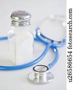 Stethoscope and salt shaker
