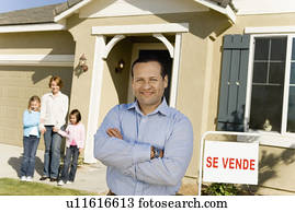 Family Walking Away House Sale Background Stock Photos and Images ...