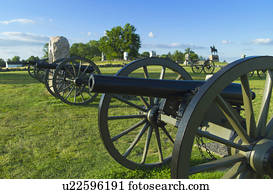 Cannons on cemetery ridge