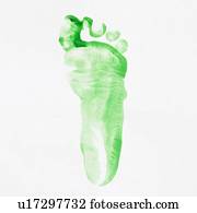 Child's footprint