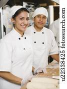 cozinheiros, em, panificadora