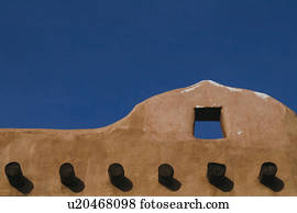 adobe, estrutura, com, projetar-se, vigas