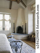 Detail Kiva Fireplace Stock Photograph U18028426 Fotosearch
