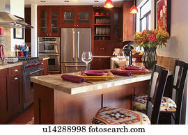 Southwestern style kitchen