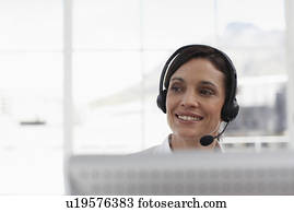 atraente, agente vendas