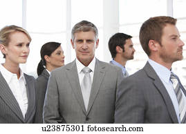 confiante, executivo sênior