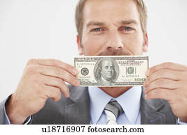 dinheiro, fazer, conceito