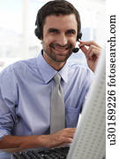 feliz, serviço freguês, agente