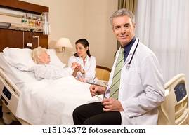 Happy doctor at work Happy doctor at work