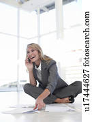 Happy woman at work Happy woman at work