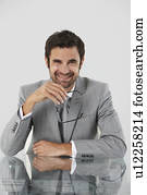 jovem, confiante, advogado