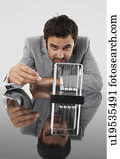 risco, em, investimento, conceito