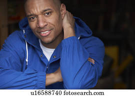 Portrait Of Young Man In Casual Clothing