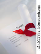 diploma, ligado, retomar