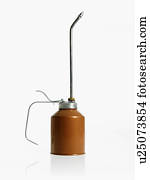 Studio shot of oil can