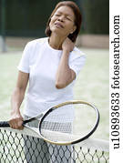 doloroso, ferimento garganta