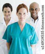 equipe funcionários médica