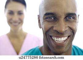 equipe funcionários médica