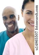 equipe funcionários médica