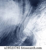 High-altitude clouds, satellite image