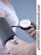 pressão sangue medição