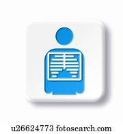 Radiology symbol, artwork