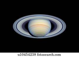 Saturn, optical HST image