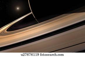 Saturn's rings, artwork