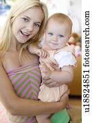 Teenage mother and baby Teenage mother and baby