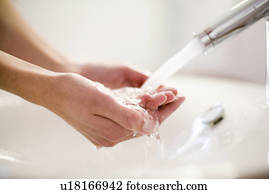 Washing hands