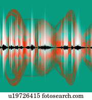 abstratos, soe ondas