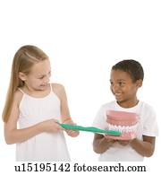 aprendizagem, higiene dental