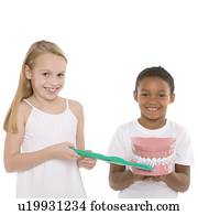 aprendizagem, higiene dental