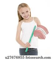 aprendizagem, higiene dental