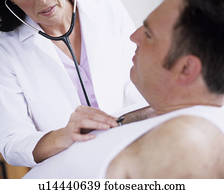 estetoscópio, exame