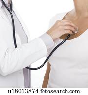 estetoscópio, exame