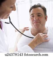 estetoscópio, exame