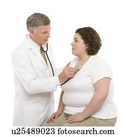 estetoscópio, exame