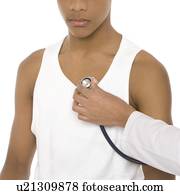 estetoscópio, exame