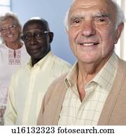 Happy elderly people Happy elderly people